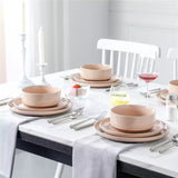 Tara Multicolor 12-Piece Stoneware Dinnerware Set