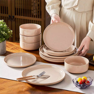 Tara 12 Piece Stoneware Dinnerware Set