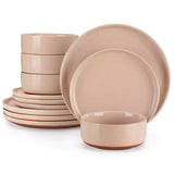 Tara Brown 24-Piece Stoneware Dinnerware Set for 8
