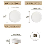 Tara Brown 18 Piece Dinnerware Set