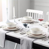 Tara Grey 18 Piece Dinnerware Set