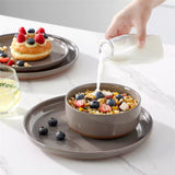 Tara Grey 18 Piece Dinnerware Set