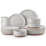 Tara Pink 18 Piece Dinnerware Set