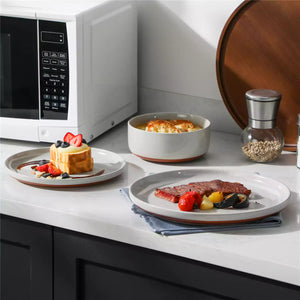 Tara Grey 24-Piece Dinnerware Set for 8 - Stoneware