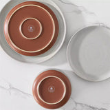 Tara Grey 24-Piece Dinnerware Set for 8 - Stoneware