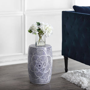 Camellia-ceramic-drum-garden-stool-Outdoor-Tables