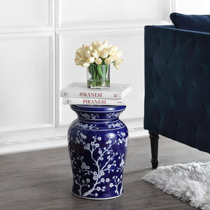 Cherry ceramic garden stool classic
