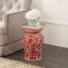 Cherry-ceramic-garden-stool-classic-Outdoor-Tables