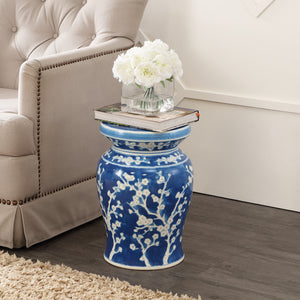 Cherry ceramic garden stool classic