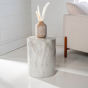 Troy-modern-minimalist-faux-marble-column-indoor/outdoor-accent-table-Outdoor-Tables