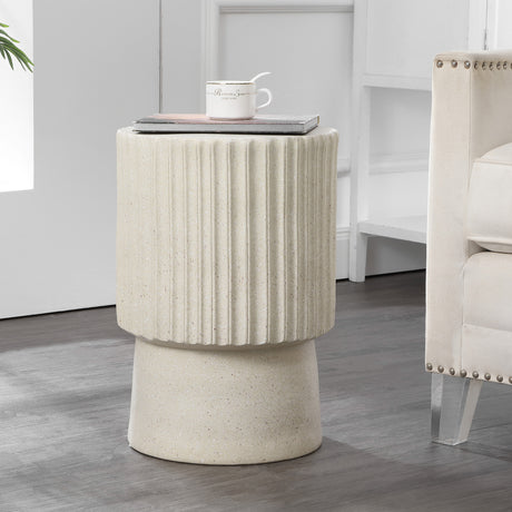 Louisa-modern-art-deco-tambour-indoor/outdoor-accent-table-Outdoor-Tables