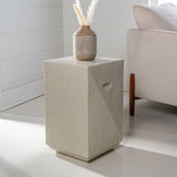 Adrian Contemporary Minimalist Square Indoor/Outdoor Accent Table