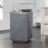 Adrian Contemporary Minimalist Square Indoor/Outdoor Accent Table