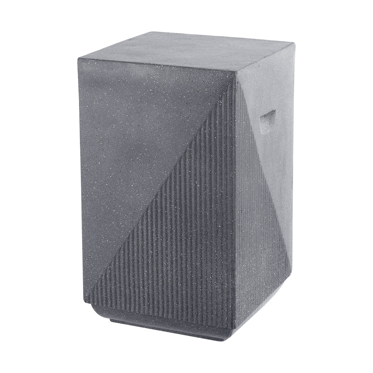 Adrian Contemporary Minimalist Square Indoor/Outdoor Accent Table