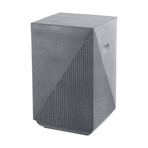 Adrian Contemporary Minimalist Square Indoor/Outdoor Accent Table