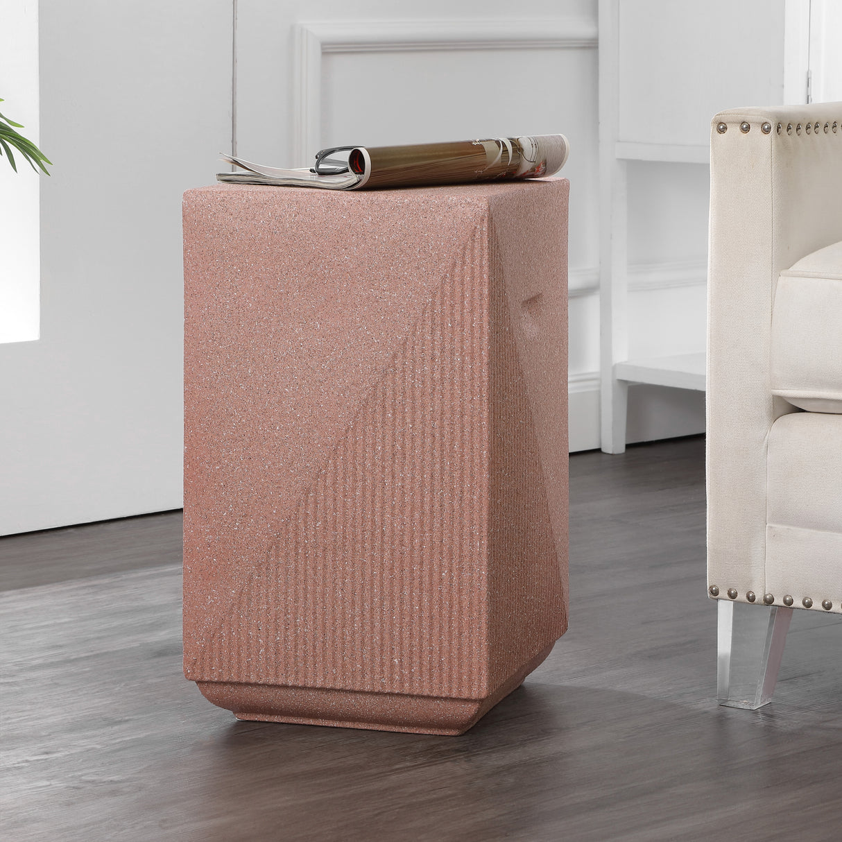 Adrian-Contemporary-Minimalist-Square-Indoor/Outdoor-Accent-Table-Outdoor-Tables