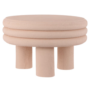 Rashida Contemporary Minimalist Curvy Low Indoor/Outdoor Accent Table