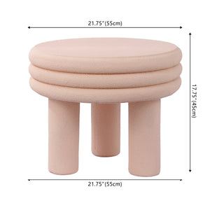 Rashida Contemporary Minimalist Curvy High Indoor/Outdoor Accent Table