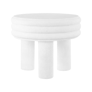 Rashida Contemporary Minimalist Curvy High Indoor/Outdoor Accent Table