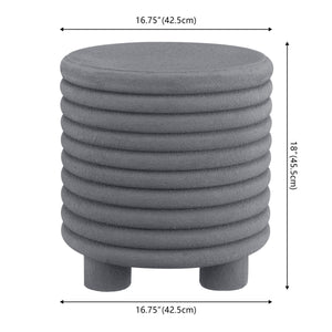 Evans minimalist modern 3-legged drum indoor/outdoor accent table