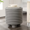 Evans minimalist modern 3-legged drum indoor/outdoor accent table