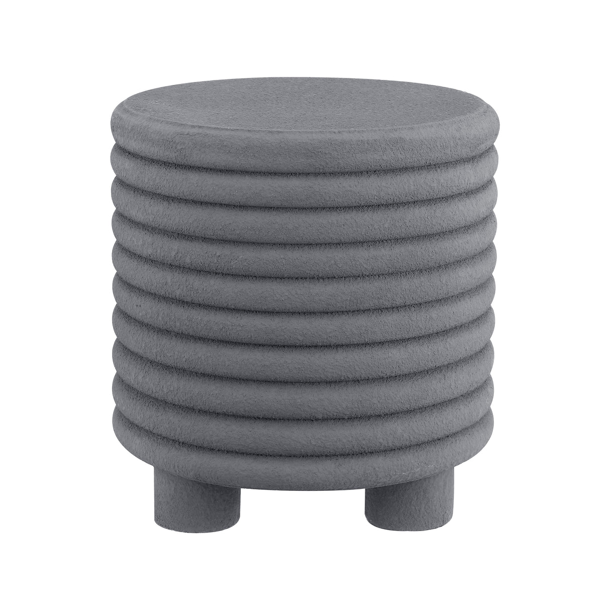 Evans minimalist modern 3-legged drum indoor/outdoor accent table