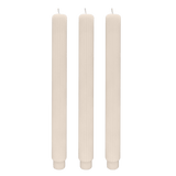 Fluted Taper Candles - Set of 3