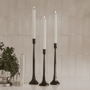 Cast Iron Taper Candle Holders