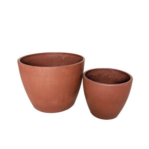 Black and TerraCotta Eco Pots
