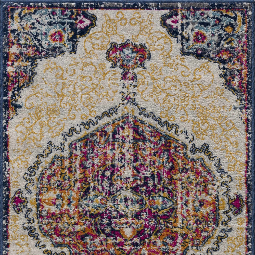 Tigrit Blue & Orange 2300 Area Rug - Clearance