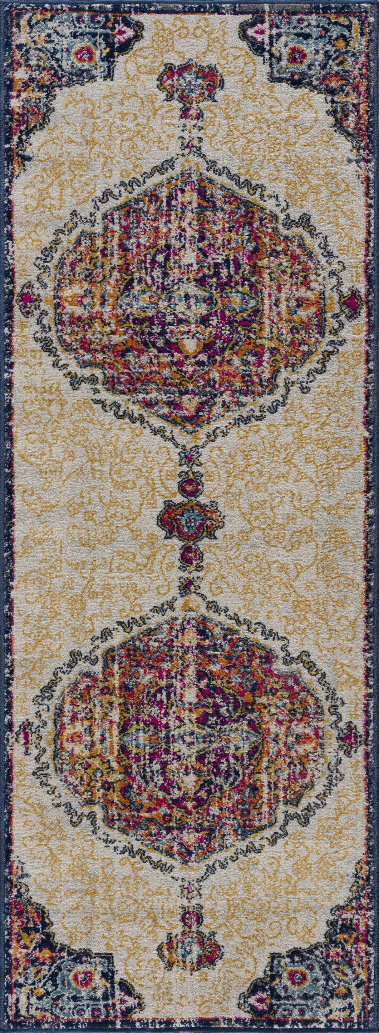 Tigrit Blue & Orange 2300 Area Rug - Clearance