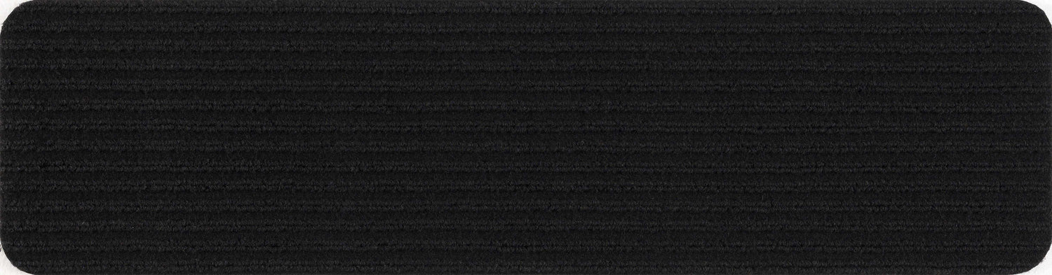 Basic Stair Tread Rugs, Black