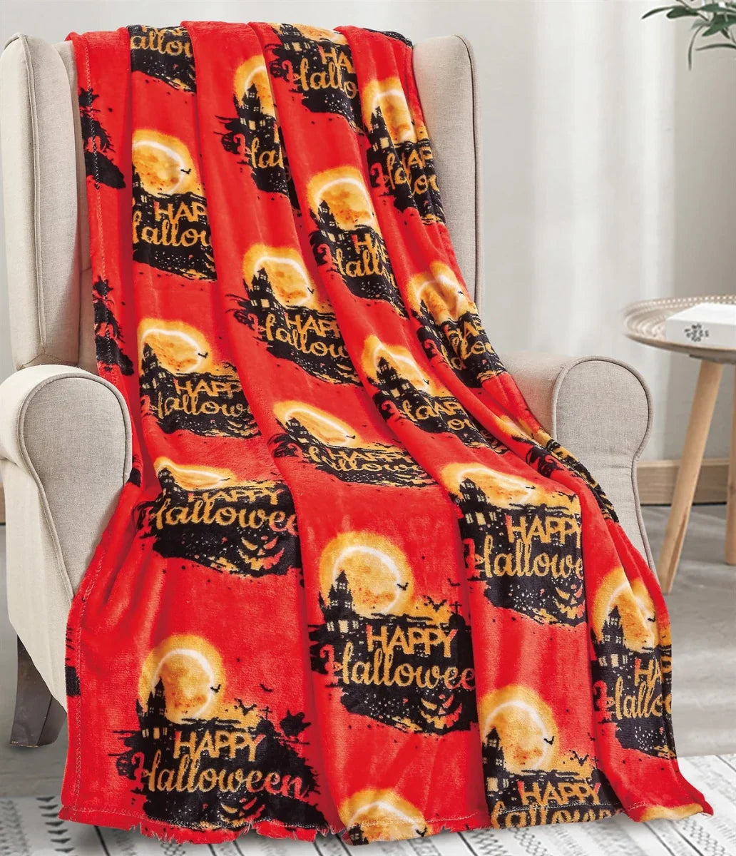 Halloween Blankets 50 X 60 Throw - Halloween Decor