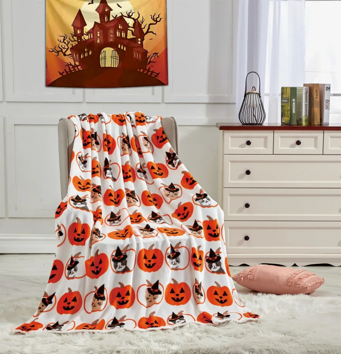 Halloween Blankets 50 X 60 Throw - Halloween Decor