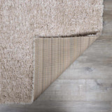 Siari Solid Oatmeal Shag Rug