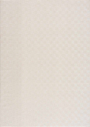 Truls 3D Checkered Washable Rug - Bone