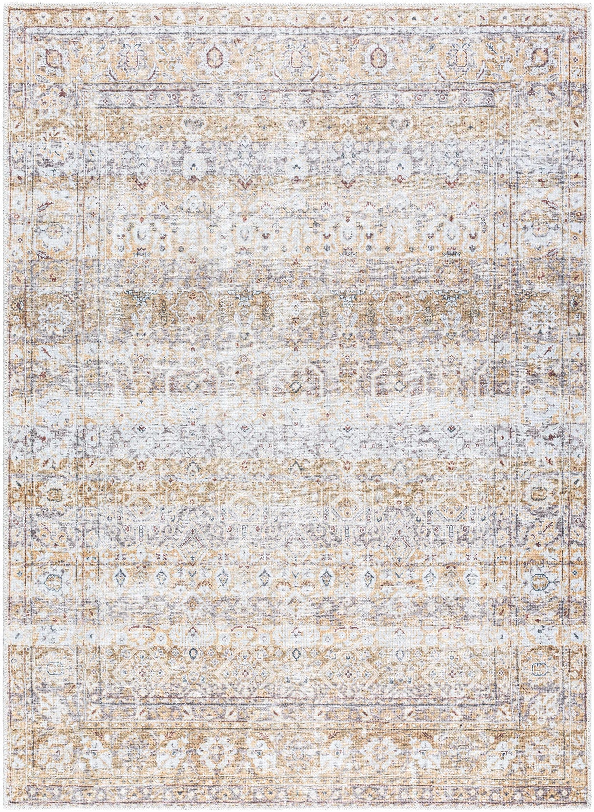 Tywin Vintage Flat Pile Washable Rug