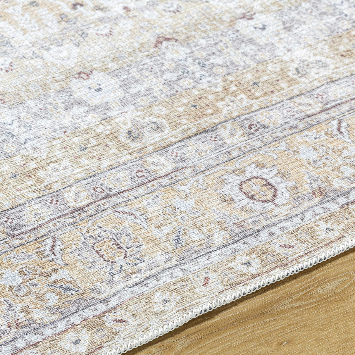 Tywin Vintage Flat Pile Washable Rug