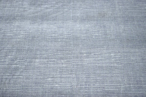 Modern Solid Design Blue Hand Knotted Wool 8x10 Area Rug
