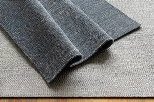 Ocate Gray Wool Area Rug - Clearance