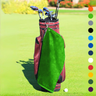 Medium Diamond Velour Golf Towel: Corner Grommet & Hook Pack of 4