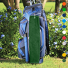 Tri-Fold Platinum Velour Golf Towel: Grommet & Hook - Pack of 3