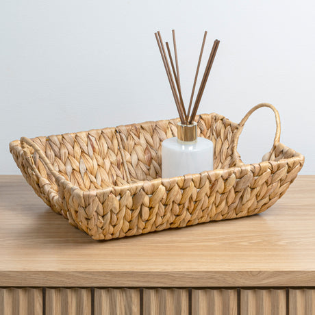 Rowan-Bohemian-Cottage-Handwoven-Hyacinth-Rectangular-Decorative-Basket-Trays-with-Handles-(Set-of-3)-Decorative-Baskets-&-Storage
