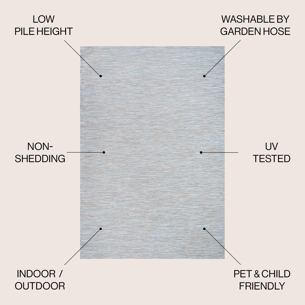 Ethan Modern Flatweave Solid Indoor/Outdoor Area Rug