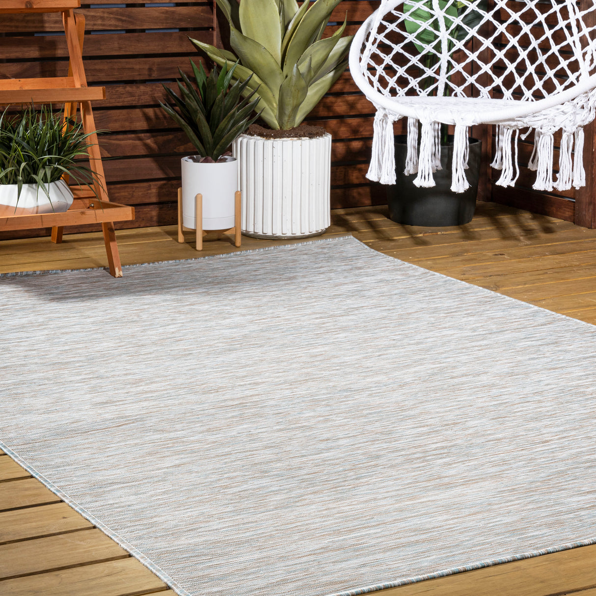 Ethan Modern Flatweave Solid Indoor/Outdoor Area Rug