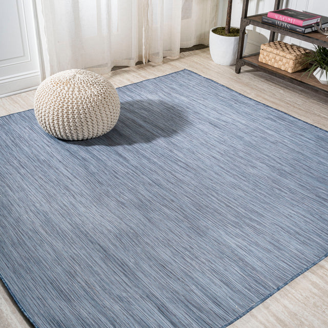 Ethan-Modern-Flatweave-Solid-Indoor/Outdoor-Square-Area-Rug-Area-Rugs