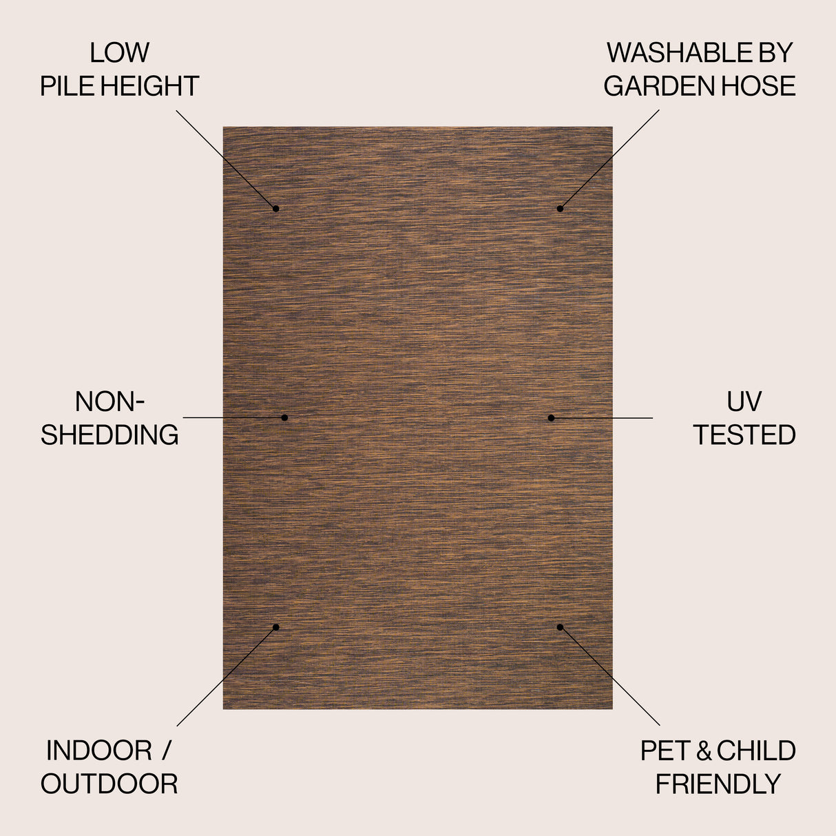 Ethan Modern Flatweave Solid Indoor/Outdoor Area Rug