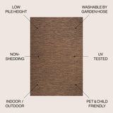 Ethan Modern Flatweave Solid Indoor/Outdoor Area Rug