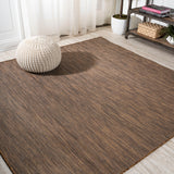 Ethan Modern Flatweave Solid Indoor/Outdoor Square Area Rug