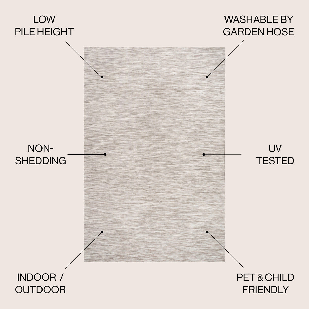 Ethan Modern Flatweave Solid Indoor/Outdoor Area Rug